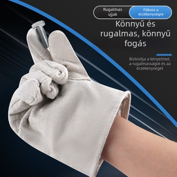 Hegesztő kesztyűk - kopásálló, Job Health márka, 75 g, vágás elleni védelem, hardveres hegesztéshez