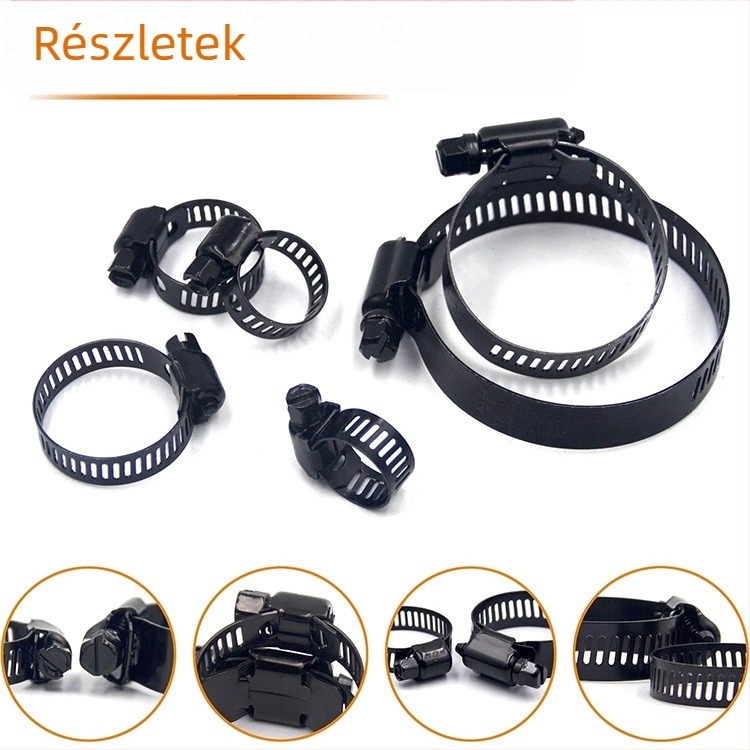 MY rozsdamentes acélból készült galvanizált csőbilincs, keresztbeforduló hurokkal, névleges átmérő 12–89 mm, rögzítő átmérő 6–300 mm