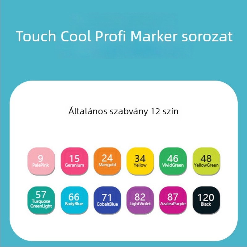 Diákoknak szóló marker toll – festéshez, rajzoláshoz és íráshoz (Touch Young)