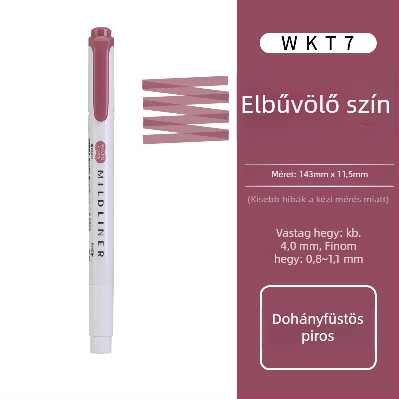 Zebra ZERBA WKT7 kiemelő filc diákoknak (importált)
