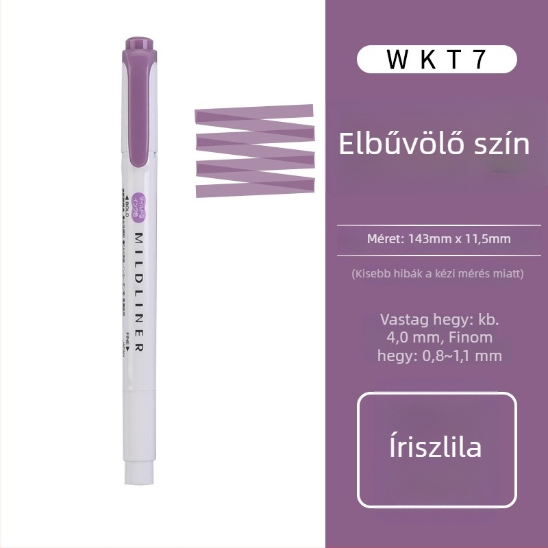 Zebra ZERBA WKT7 kiemelő filc diákoknak (importált)
