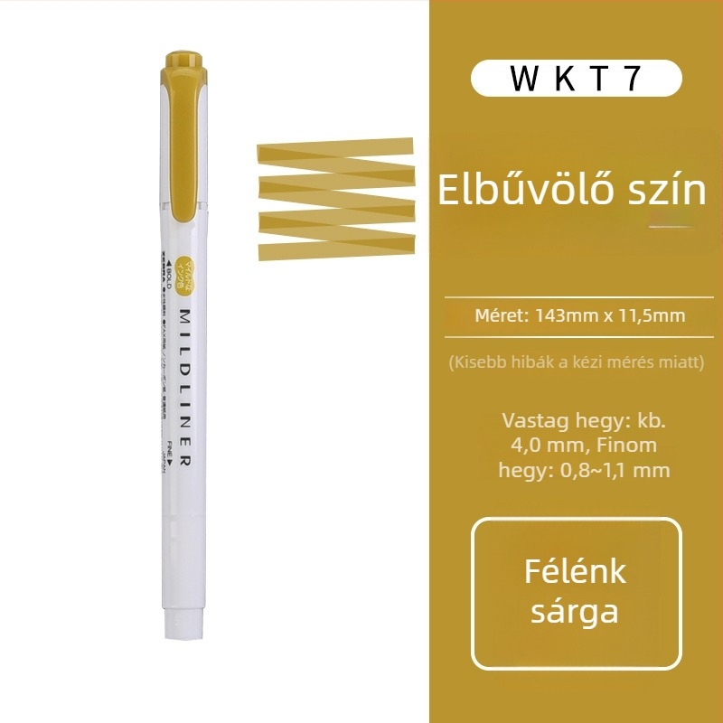 Zebra ZERBA WKT7 kiemelő filc diákoknak (importált)