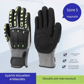 Munkavédelmi kesztyűk – Vágás és átszúrás elleni védelem, Tömeg: 60