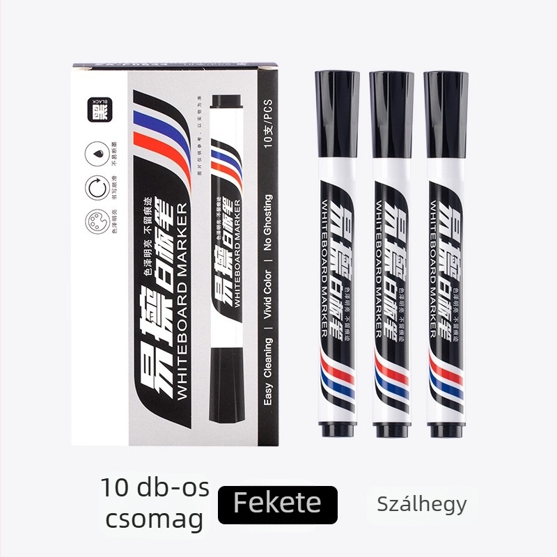 Fehér táblára író törölhető marker ZUIXUA 0634, 1.0 mm, műanyag test, írásra és rajzolásra.