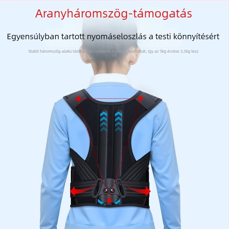 Testtartás javító öv - Uniszex, gyerekeknek és diákoknak, modell Bbj-et01, 2025 megjelenés