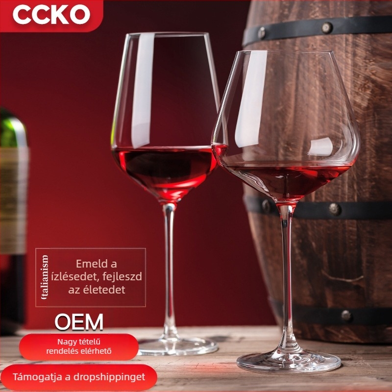 CCKO kristályborospohár szett, nordic stílus, 2 darab, 801–900 ml űrtartalom