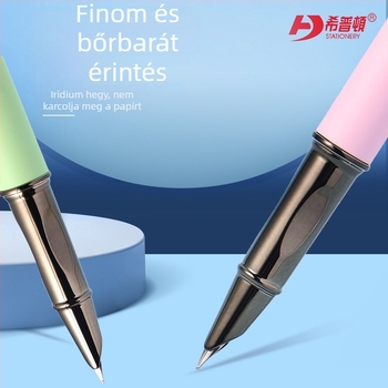 Hippton hőérzékeny, törölhető fém toll gradient színekben, harmadik osztályos diákoknak, egyenes hegye és cserélhető tinta