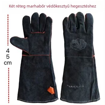 Tubata tehénbőr hegesztőkesztyű a hegesztéshez
