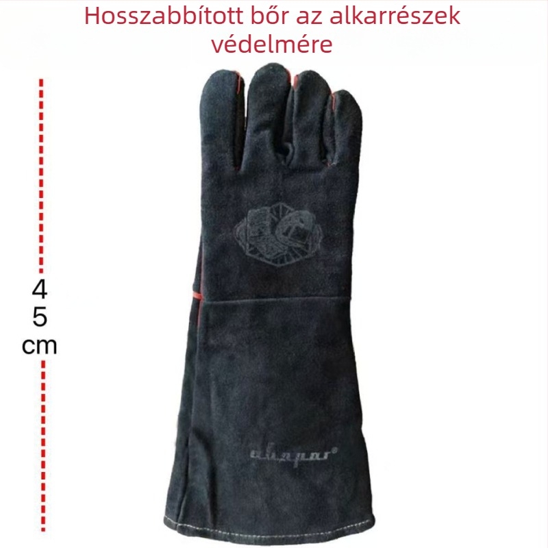 Tubata tehénbőr hegesztőkesztyű a hegesztéshez