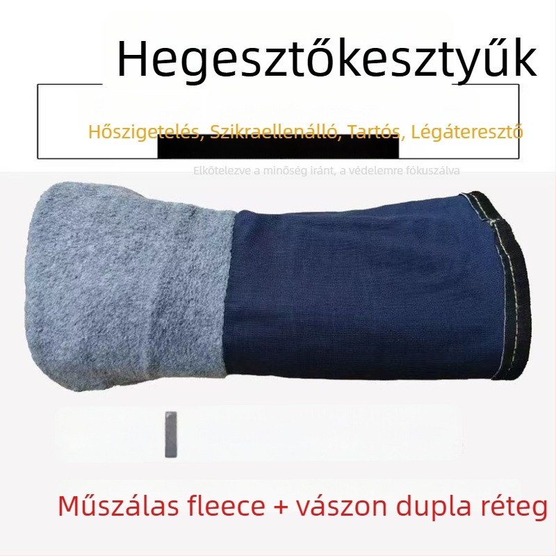Tubata tehénbőr hegesztőkesztyű a hegesztéshez