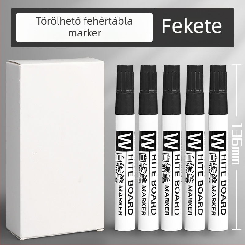 Chuangyi fehér táblafilc CY5052, műanyag burkolat, vonalvastagság 2 mm