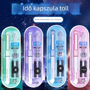 Touchstone űrkapszula toll EF heg, műanyag héj, tintás zacskó rendszer, tároló doboz