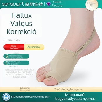 Gel nagy lábujj korrigáló – puha gél, lábujjvédelem, anyag: gumi és elasztán, modell BM–ft–HL06