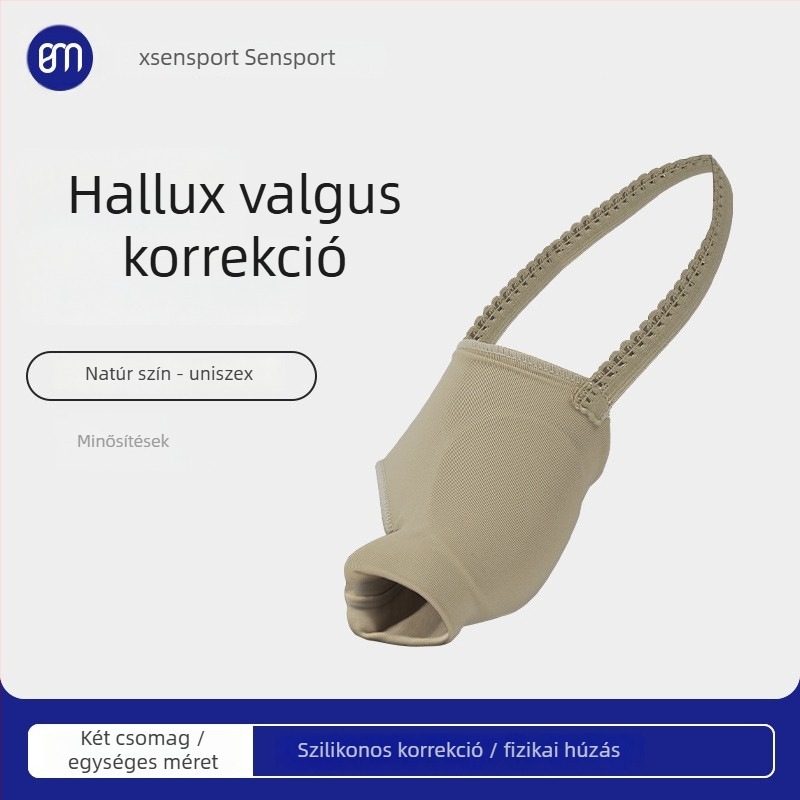 Gel nagy lábujj korrigáló – puha gél, lábujjvédelem, anyag: gumi és elasztán, modell BM–ft–HL06