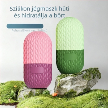 Szilikon arcjég-forma az arc hűtéséhez és arcmasszázshoz, 100 ml, Yc márka