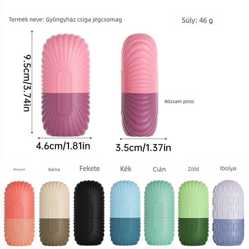 Szilikon arcjég-forma az arc hűtéséhez és arcmasszázshoz, 100 ml, Yc márka