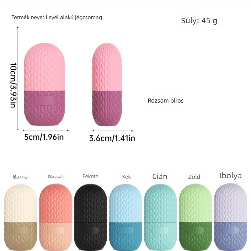 Szilikon arcjég-forma az arc hűtéséhez és arcmasszázshoz, 100 ml, Yc márka