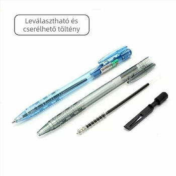 Olaj alapú golyóstoll-refill, nyomógombos típus, 0,7 mm, modell 1