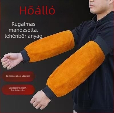 Tehénbőrből készült hegesztő ujjvédő