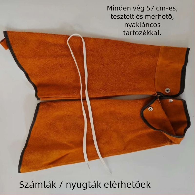 Tehénbőrből készült hegesztő ujjvédő