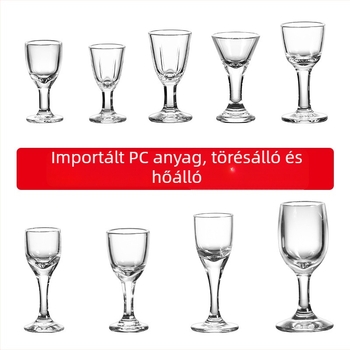 Prosperity műanyag szeszes italos pohár, 1–100 ml kapacitás, prémium minőség, egyszerű stílus
