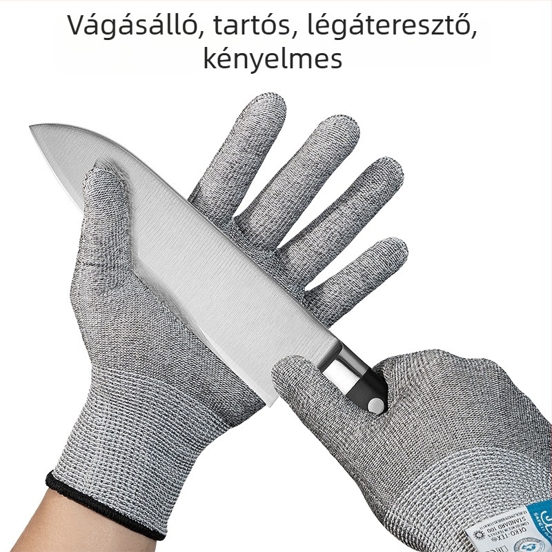 Level 5 HPPE vágásbiztos kesztyűk – karcolás elleni védelem, üveg vágásának biztonsága kertészkedéshez