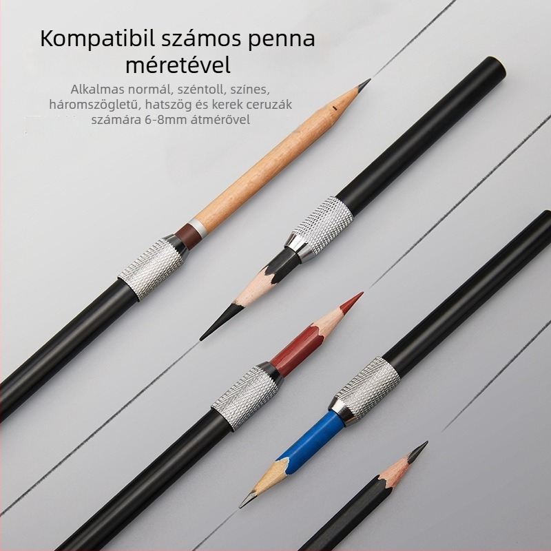 Touchmark ceruzahosszabbító – fém hosszabbító rúd ceruzákhoz, 6–8 mm átmérő
