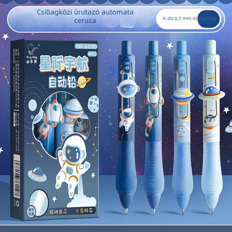 Mechanikus ceruza általános iskolások számára – modell KBX-6298, műanyag test, nyomtatott logó, karikatúra stílus