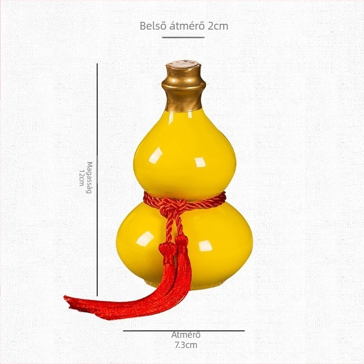 Yunjie Ceramics kerámia borosüveg, 1000 ml kapacitás, egyszerű stílus, első osztályú minőség