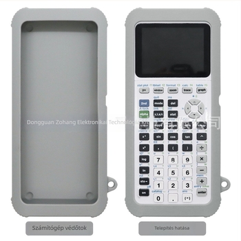 TI-84 Plus CE grafikus kalkulátorhoz szilikon védőtok, csúszásmentes és ütésálló védelemmel