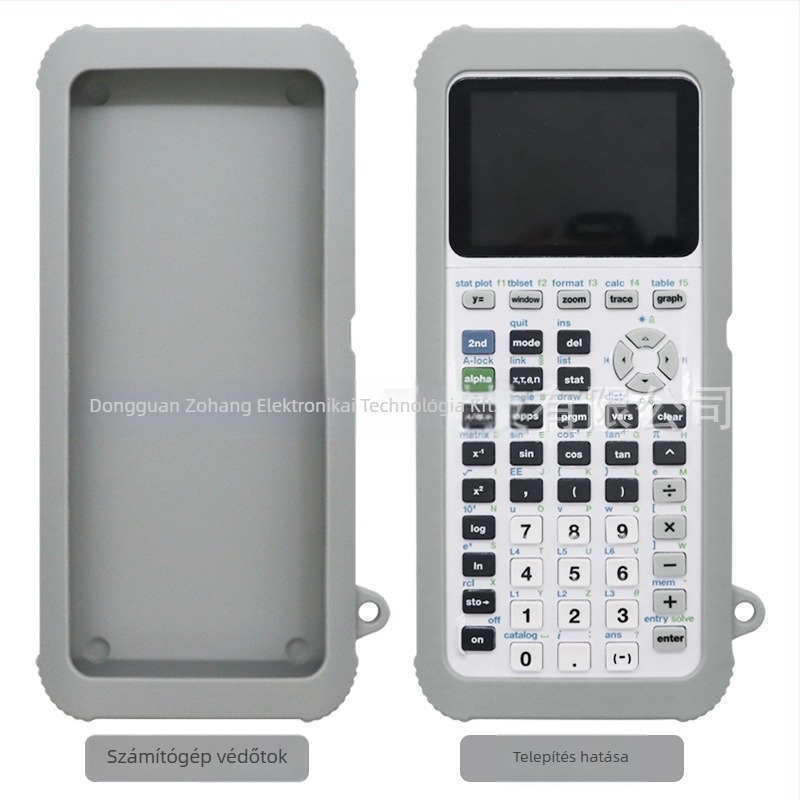 TI-84 Plus CE grafikus kalkulátorhoz szilikon védőtok, csúszásmentes és ütésálló védelemmel
