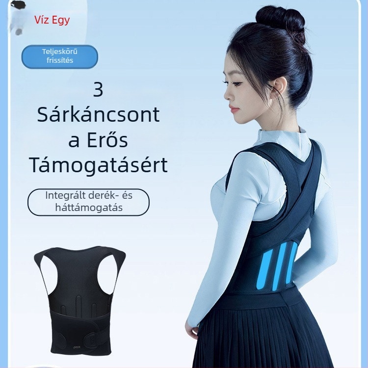 Tartásjavító öv három rúd hát-támogatással, uniszex, modell 6606, 2024 tavaszán megjelenés