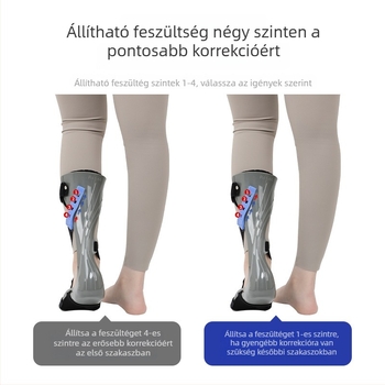 Állítható boka- és lábortézis a láb esésének és invertálás/külső forgás korekciójához, nylon, modell sml