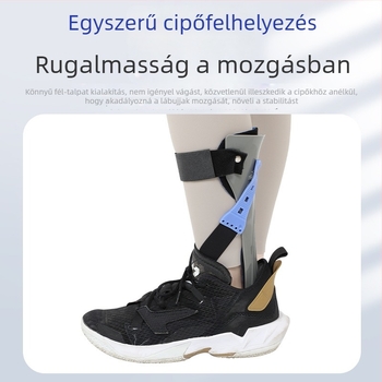 Állítható boka- és lábortézis a láb esésének és invertálás/külső forgás korekciójához, nylon, modell sml