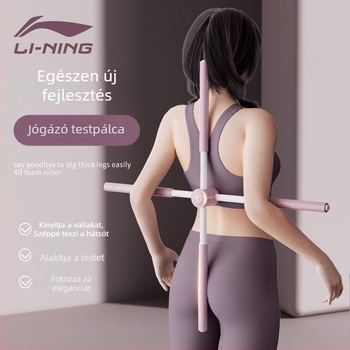 Jóga hát- és vállnyitó tréner - deréktáji lazító (lumbar reliever), jóga segédeszköz (Eredet: Kína; Alkalmazási területek: egészségügyi masszázs, fitnesz és testépítés)
