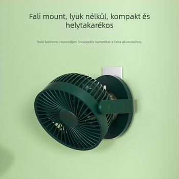 USB asztali ventillátor brushless motorral, 2 sebesség, zaj 36–45 dB, USB táplálás