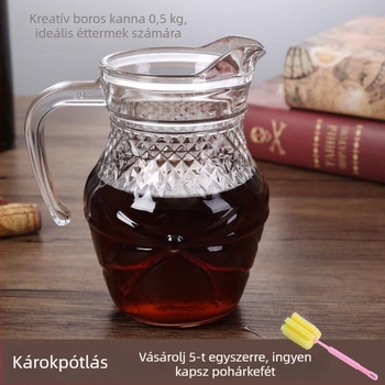 Bor decantáló vastított testtel, modern minimalist stílusban; kapacitás 1–100 ml; 2023-ban debütált; készlet.