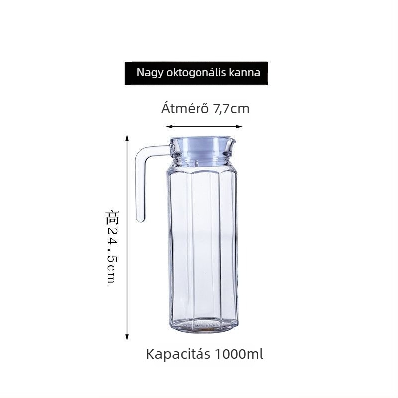Bor decantáló vastított testtel, modern minimalist stílusban; kapacitás 1–100 ml; 2023-ban debütált; készlet.