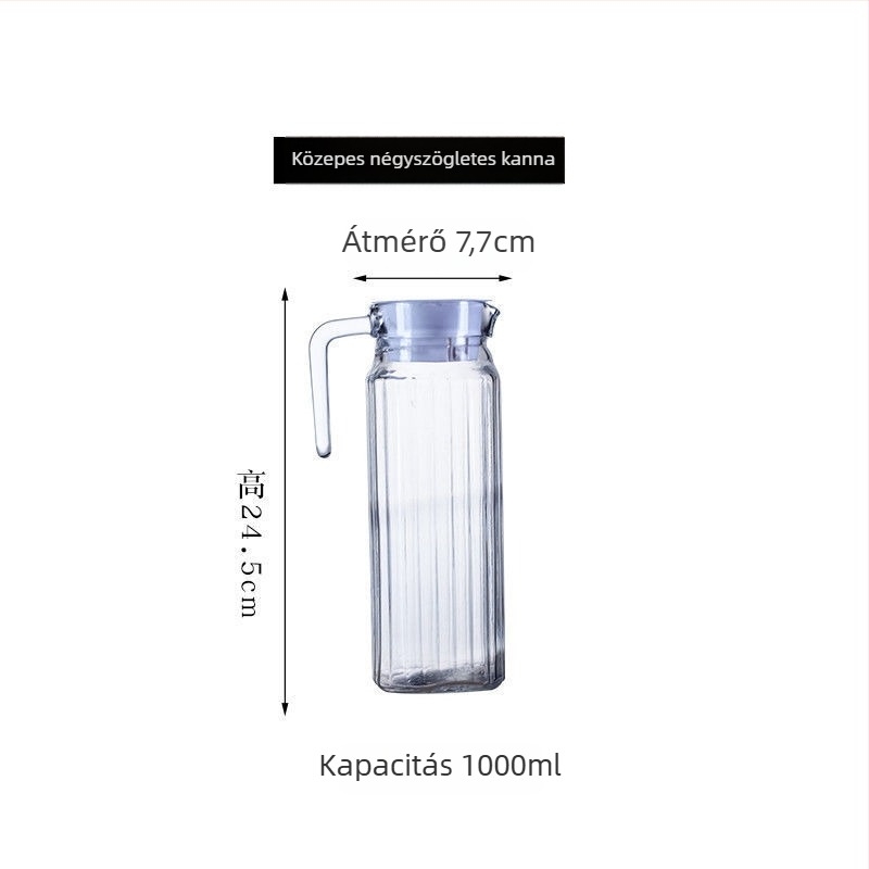 Bor decantáló vastított testtel, modern minimalist stílusban; kapacitás 1–100 ml; 2023-ban debütált; készlet.