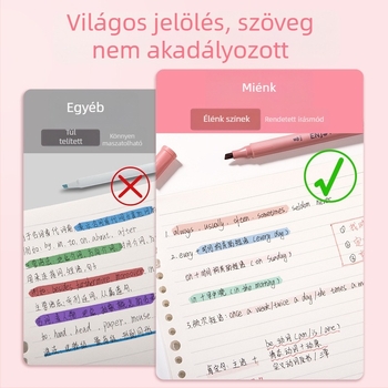 Kétoldalas jelölő toll tanulóknak, akvarell marker, modell Ygb, műanyag ház