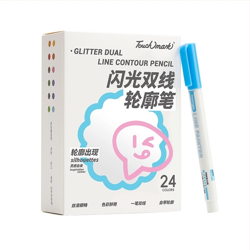 Touchmark Contour tollkészlet – műanyag ház, dobozos csomagolás, egyoldalas kivitel, nem törölhető, logó nyomtatás elérhető