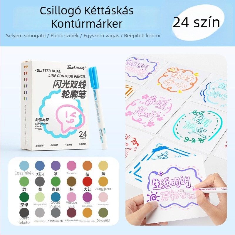 Touchmark Contour tollkészlet – műanyag ház, dobozos csomagolás, egyoldalas kivitel, nem törölhető, logó nyomtatás elérhető