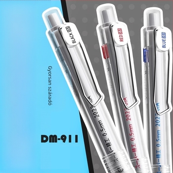 Dongmi DM911 Precision golyóstoll, műanyag test, törölhetetlen tinta, hegy anyaga: egyéb anyagok
