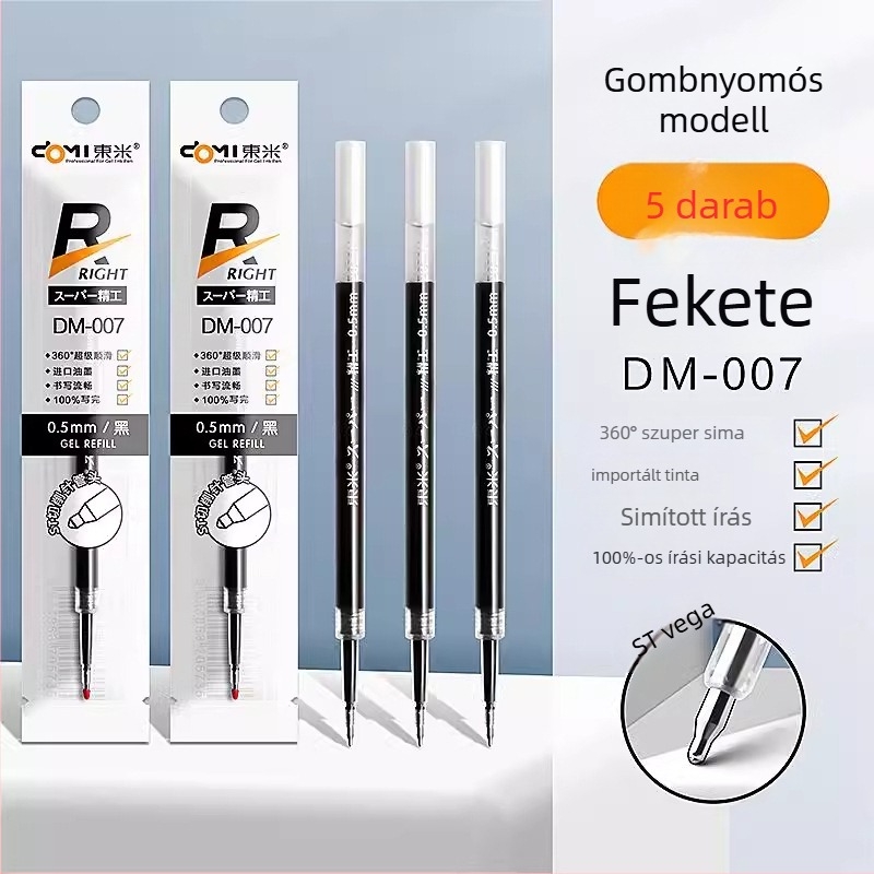 Dongmi DM911 Precision golyóstoll, műanyag test, törölhetetlen tinta, hegy anyaga: egyéb anyagok