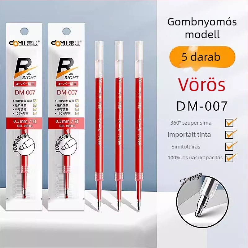 Dongmi DM911 Precision golyóstoll, műanyag test, törölhetetlen tinta, hegy anyaga: egyéb anyagok