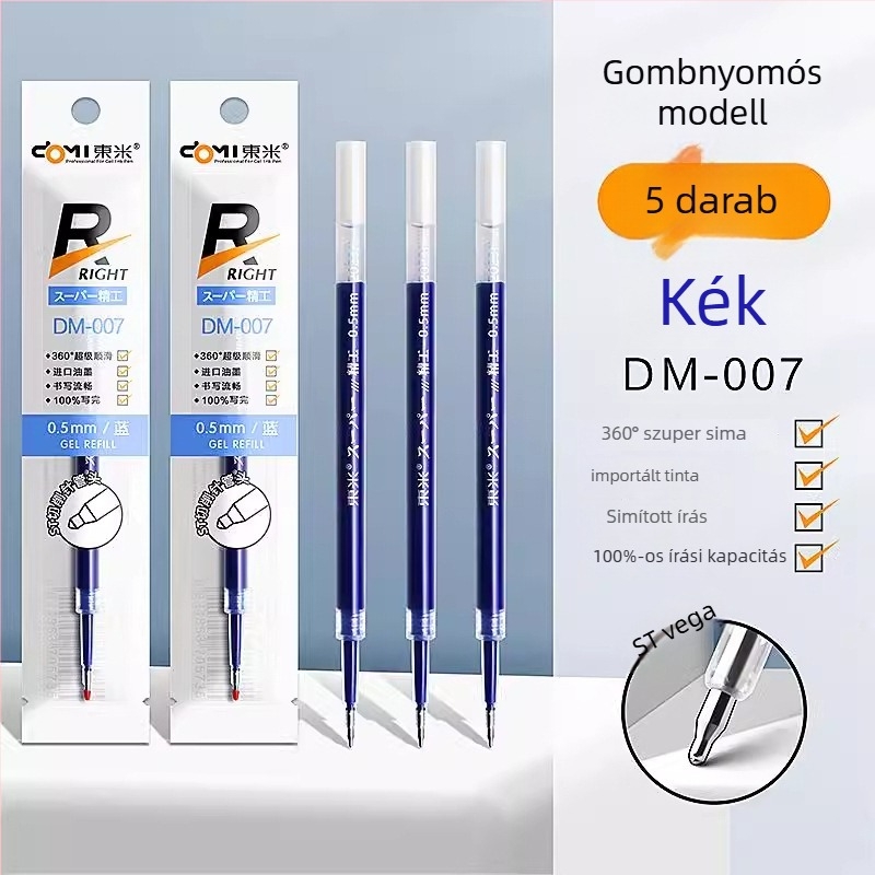 Dongmi DM911 Precision golyóstoll, műanyag test, törölhetetlen tinta, hegy anyaga: egyéb anyagok