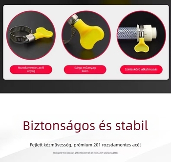 Acélcső-szorító csavaros szorítóval; névleges átmérők 10–16 mm, 13–19 mm, 16–25 mm; rögzítő átmérő 25 mm; alkalmazás: Egyéb