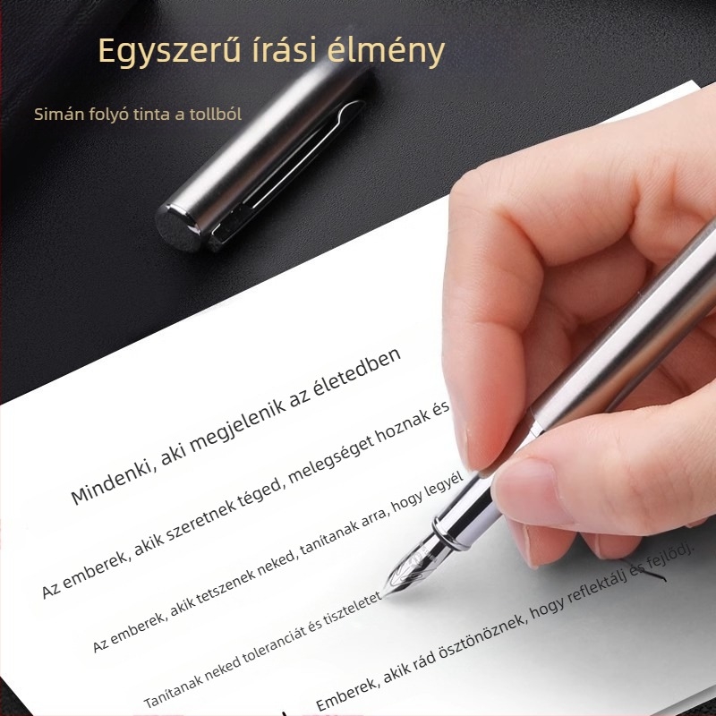 Burrad teljesen fém golyóstoll logo nyomtatással és testreszabással, fém hegy, dobozos