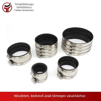 Tonglida csőinterfész bilincs, Hebei Yongnian származású, alkalmas különböző mechanikus interfészekhez.