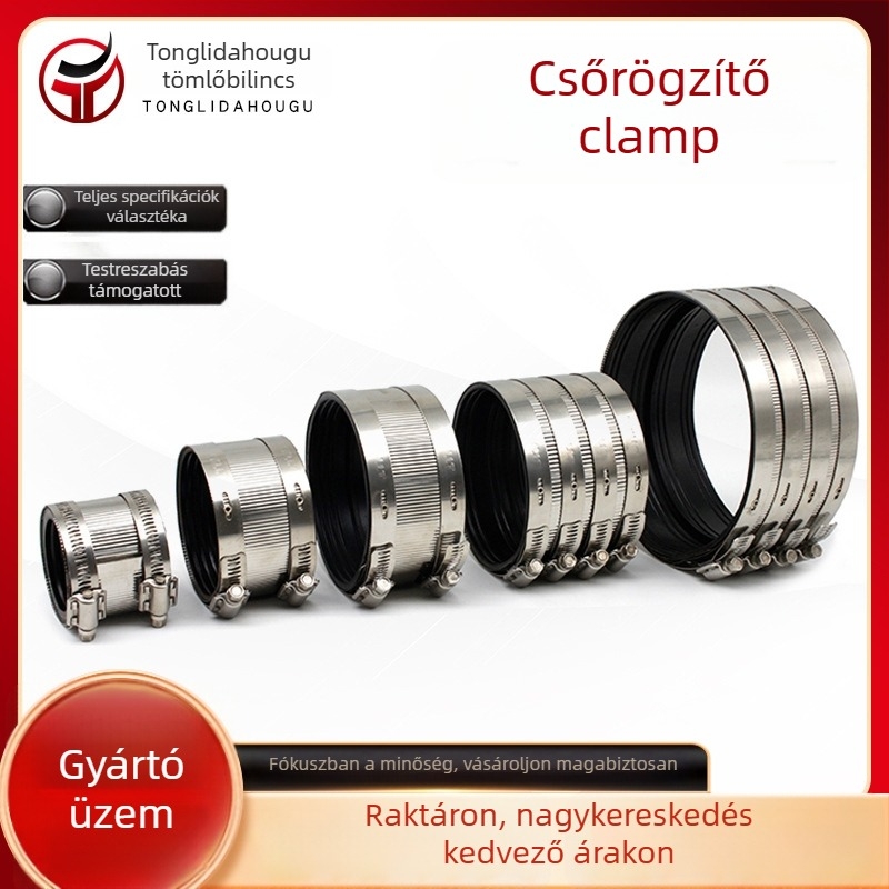 Tonglida csőinterfész bilincs, Hebei Yongnian származású, alkalmas különböző mechanikus interfészekhez.